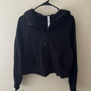 Lululemon cropped hooded scuba zip up